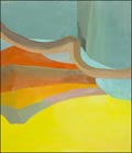 Artwork by Lavi Daniel on display at Roseamund Felson Gallery at Bergamot Station in Santa Monica