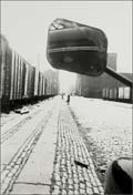 Photograph by Robert Frank on display at Robert Mann Gallery in New York through January 9th