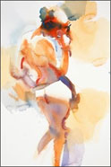 Artwork by Sandro La Ferla on display at Spring Studio, 64 Spring Street, New York