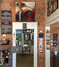 Interior view of Art Gallery on Pendleton Square, Pendleton, SC
