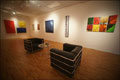 Interior view of Speakeasy Art Gallery in Booton, New Jersey