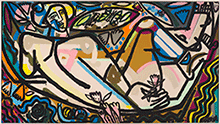 Artwork by America Martin on exhibition at Joanne Artman Gallery in Laguna Beach