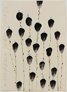 Artwork by Donald Sultan showing at Leslie Sacks Gallery in Santa Monica
