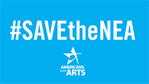 Save the National Endowment for the Arts banner