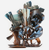 Sculpture in Glass and Steel by Albert Paley on exhibition at Museum of Glass in Tacoma, WA, through September 3, 2018