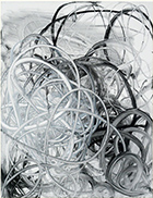 Artwork by Mark Sheinkman available at Von Lintel Gallery in Culver City