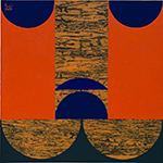 Artwork by Anwar Jalal Shemza on exhibition at Hales Gallery in London, May 10 - June 23, 2018