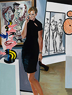 Artwork by Eric Fischl on exhibition at Dallas Contemporary in Dallas, April 12 - August 2018