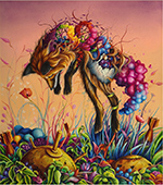 Artwork by Ewa Pronczuk-Kuziak on exhibition at Corey Helford Gallery in Los Angeles, May 12 - June 16, 2018, 051518