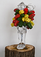 Artwork by Pascale Marthine Tayou on exhibition at Richard Taittinger Gallery in New York, May 2 - August 22, 2018