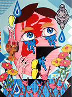 Artwork by Mark Mulroney on exhibit at Mrs. in Queens, NY, September 8 - November 3, 2018, 083018