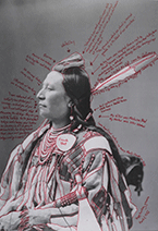 Artwork by Wendy Red Star on exhibition at Brooklyn Museum, August 23 through March 31, 2019, 090818