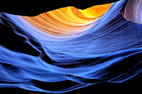 Photograph by Daniel Ashe, Slot-Canyon-Study-No1, available from Zatista.com