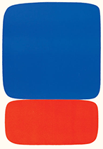 Artwork by Ellsworth Kelly on exhibition at Norton Simon Museum in Pasadena, CA, June 1 - October 29, 2018, 090218