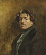 Artwork by Eugene Delacroix on exhibition at The Met Fifth Avenue in New York, September 17 - January 6, 2019, 091818