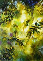 Artwork by Fabienne Monestier, Autumn Splendor Floral Abstract