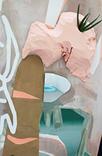 Artwork by Deborah Anzinger on exhibition at Sargent's Daughters in New York, Oct 19 - November 18, 2018, 101018