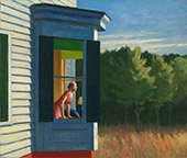 Artwork by Edward Hopper on exhibition in Modern American Realism at the Portland Art Museum, Oct 20 - April 28, 2019