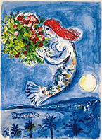 Artwork by Marc Chagall on exhibition at Martin Lawrence Galleries in New Orleans, Oct 27 - November 30, 2018, 110118