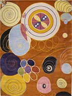 Artwork by Hilma af Klint on exhibition at Guggenheim Museum in New York, Oct 12 - April 23, 2019, 013019