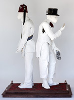 Artwork by Karon Davis on exhibition at Jeffrey Deitch Gallery in Los Angeles, Feb 9 - April 6, 2019, 012819