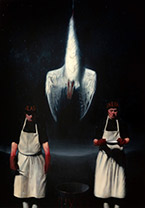 Artwork by Ken Currie at Flowers Gallery in London, 020119