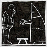 Artwork by Trenton Doyle Hancock on exhibition at The Menil Collection in Fort Worth, TX, January 25 - May 19, 2019, 013019