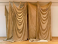 Artwork by Sheila Hicks on exhibition at The Bass in Miami Beach, April 13 - Sept 29, 2019, 051419