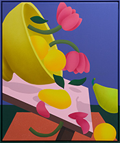 Mary Benson painting ain Holding On Lettine Go at Anne Irwin Fine Art in Atlanta Georgia August 7 to September 4 2026