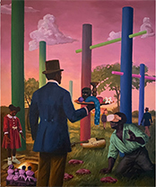 Ronald Hall painting in Ghost Stories at James Harris Gallery in Dallas Texas April 28 to June 27 2026