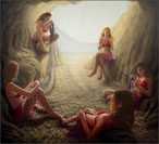 Artwork by Karen Liebowitz on exhibition at Rosamund Felsen Gallery in Santa Monica, through February 4th