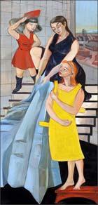 Artwork by Rosa Loy on exhibition at Michael Kohn Gallery in Los Angeles, through February 25th