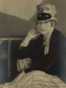 Photograph by Berenice Abbott (American, 1898–1991). Janet Flanner, 1927 on display in group show at Brooklyn Art Museum, through February 12th
