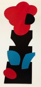 Artwork by Mel Katz on exhibition at Laura Russo Gallery in Portland, through February 25th