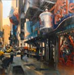 Artwork by Steven Katz on exhibition at George Billis Gallery in New York, through February 4th