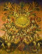 Artwork by Thomas Woodruff on exhibition at Morgan PPOW in New York, through February 4th