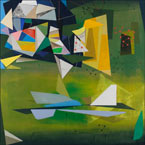 Artwork by David Collins in four person exhibition at Kenise Barnes Fine Art in Larchmont, NY, opening April 13th