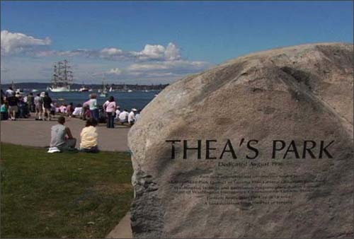 Tacoma Postcard, by Nancy Bourne Haley - THEA'S PARK