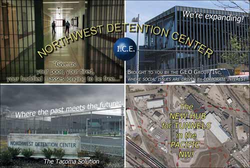Tacoma Postcard, by John Carlton - DETENTION CENTER