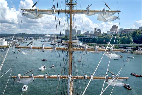 Tacoma Postcard, by Duncan James Livingston - SHIPS & SAILORS