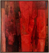 Painting by Kathleen Gemberling Adkison, titled Ferrous Luninate #8414 available from Art-Collecting.com, 010523