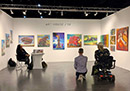 Interior view of Art House SF located in San Francisco