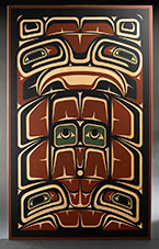 Sea Bear Panel by Dennis Allen available from Stonington Gallery in Seattle, WA, 022421