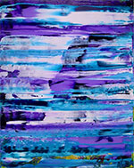Painting by Nestor Toro, title Unexpected Turbulence 2 available from Zatista.com, 102221