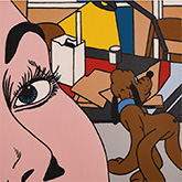 Artwork by Roger Shimomura on exhibition at Greg Kucera Gallery in Seattle, January 7 - 30, 2021, 010821