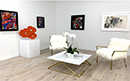 Interior view of Rosenfeld Gallery located in Miami