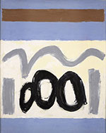 Painting by Raymond Hendler on exhibition at Berry Campbell in New York, July 8 - August 20, 2021, 081321