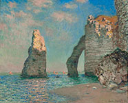 Artwork by Claude Monet on exhibition in Monet at Etretat at Seattle Art Museum, July 1 - October 17, 2021, 072321