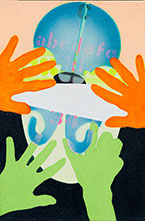 Artwork by Kiki Kogelnik on exhibition at Kayne Griffin in Los Angeles, CA, July 10 - August 28, 2021, 070521