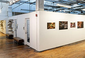 interior view of Bakehouse Art Complex in Miami